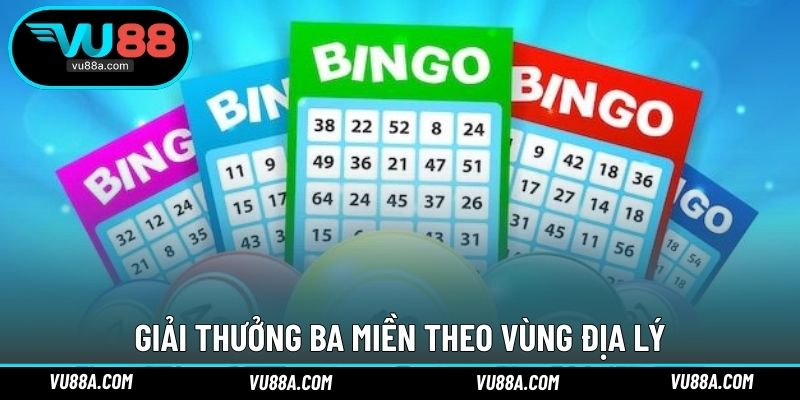 Giải thưởng ba miền theo vùng địa lý