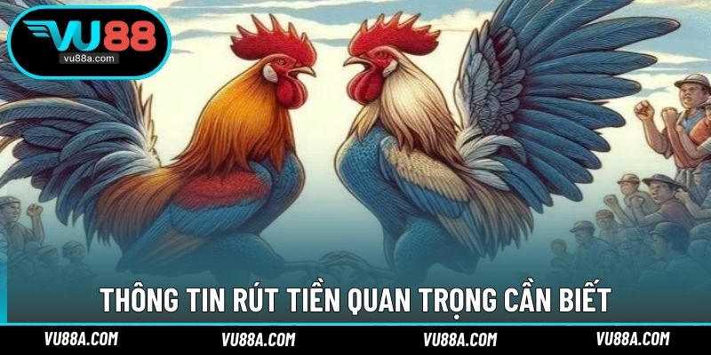 Thông tin rút tiền quan trọng cần biết